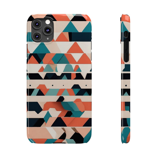 Bold & Colorful Pattern Slim Phone Cover - Compatible with iPhone and Android